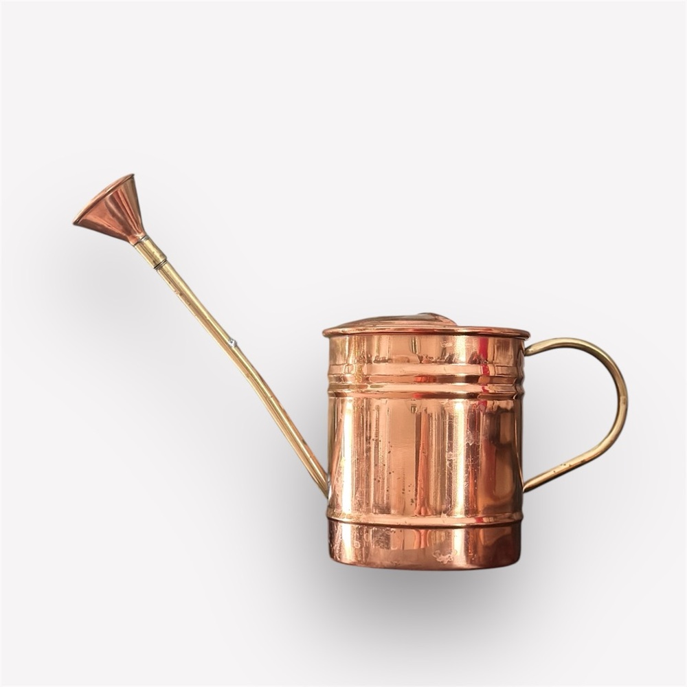 Vintage Copper and Brass Watering Can – Made in Portugal
